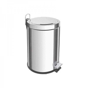 Lixeira com Pedal Inox 5L Redonda 94538/105 - Tramontina