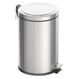 Lixeira com Pedal Inox 5l Redonda 94538/105 - Tramontina - 1