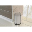 Ver imagem 5 de Lixeira com Pedal Inox 5l Redonda 94538/105 - Tramontina