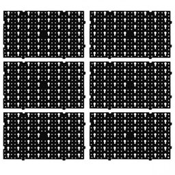 Painel Organizador Para Ferramentas Em Plástico Perfurado Organizador Preto - 3