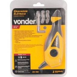 Gravador Elétrico Para Metais Madeiras Vidros Pedras 127v - Vonder - 7