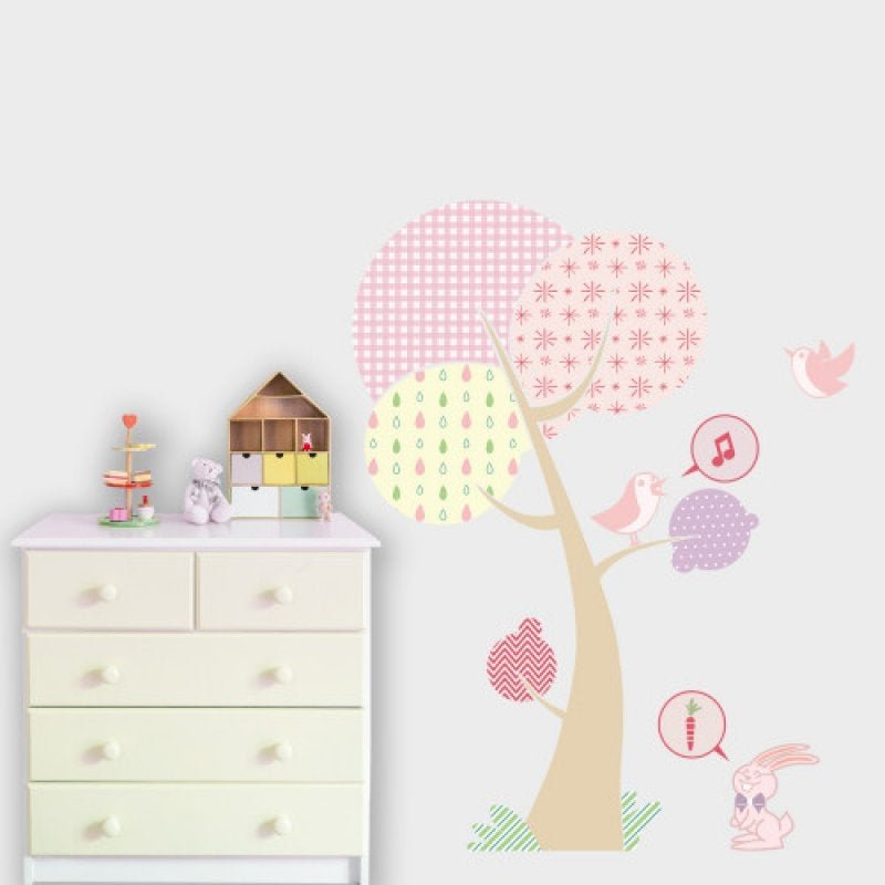 Adesivo Decorativo Infantil Stixx de árvore Bosque Menino (136X176cm)