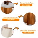 Ver imagem 6 de Conjunto Sala de Jantar Mesa Olimpia 120 Cm em Mdf e 4 Cadeiras Athenas