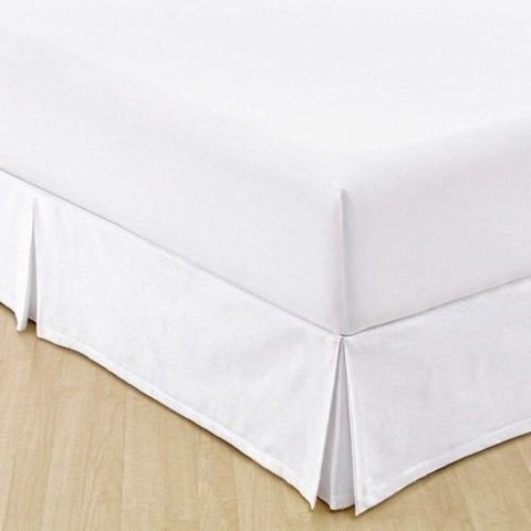 Saia para Cama Box Casal com Pregas Guerreiro