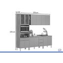 Ver imagem 3 de Cozinha Completa 5 Peças Plena CZ318 Cinamon/Nude Demóbile