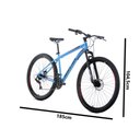 Ver imagem 3 de Bicicleta Discovery Aro 29 Alumínio Aventura Houston Quadro 18 Aço Carbono 21 Marchas Azul