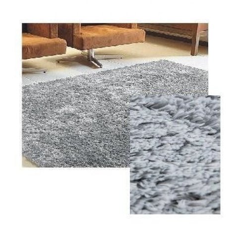 Tapete Peludo Apolo 150x200 Prata| Prata Têxtil