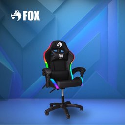 Cadeira Gamer Fox Racer Nordic Rgb Preta B98 - 4