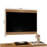 Painel para Tv Suspenso Extensivo Ambiente Texas Carvalho Americano - Incorplac - 3