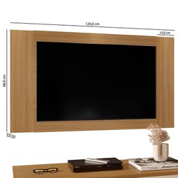 Painel para Tv Suspenso Extensivo Ambiente Texas Carvalho Americano - Incorplac - 4