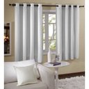 Ver imagem 1 de Cortina para Janela Barcelona com Ilhoses 2,00x1,80 Branca | Admirare