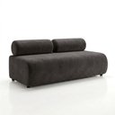 Ver imagem 6 de Sofá 3 Lugares Orgânico para Sala Base Fixa Nara Suede D03 - D'Rossi