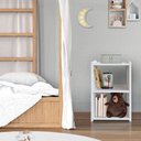 Ver imagem 4 de Mesa de Cabeceira Nicho Quarto 100% Mdf Ssx Multicoisas Branco