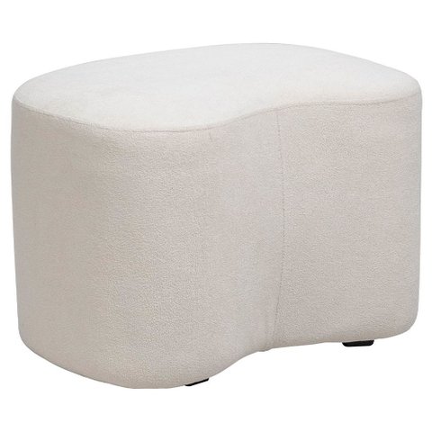 Puff Orgânico Decorativo Quarto Infantil Fada D02 Bouclê Off White C-200 - Lyam Decor