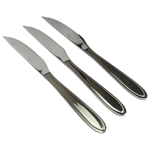 Jogo de 6 Facas de Mesa América P/churrasco Inox Original Line