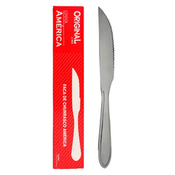 Jogo de 6 Facas de Mesa América P/churrasco Inox Original Line - 2