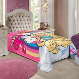 Manta Fleece Barbie com 1 Peça 05730101| Lepper - 1