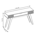 Ver imagem 4 de Aparador Decorativo 136cm Ripado com Gaveta Itacaré Off White G73 - Gran Belo