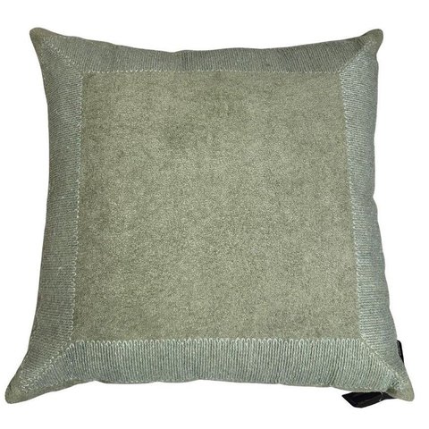 Almofada Boucle Pistache 52x52 Bord Rami Geo Pistache:pistache