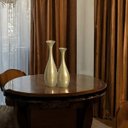 Ver imagem 4 de Dupla de Vasos Decorativos de Cerâmica Vanguard Dourado Ventura