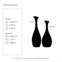 Ver imagem 3 de Dupla de Vasos Decorativos de Cerâmica Vanguard Dourado Ventura