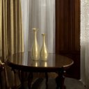 Ver imagem 6 de Dupla de Vasos Decorativos de Cerâmica Vanguard Dourado Ventura