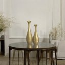 Ver mais imagens de Dupla de Vasos Decorativos de Cerâmica Vanguard Dourado Ventura