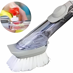 Escova Multiuso com Dispenser 40ml – Mais Praticidade, Economia e Agilidade na Sua Limpeza Diária - 4
