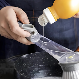 Escova Multiuso com Dispenser 40ml – Mais Praticidade, Economia e Agilidade na Sua Limpeza Diária - 3