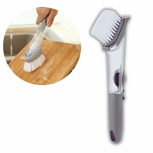Escova Multiuso com Dispenser 40ml – Mais Praticidade, Economia e Agilidade na Sua Limpeza Diária