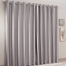 Cortina Blackout Tecido Cinza 300x250 Embossed | Sultan - 1