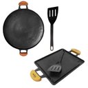 Ver imagem 1 de Kit Disco Arado Antiaderente 40cm Chapa Bifeteira Churrasco