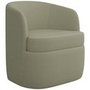 Ver imagem 1 de Poltrona Decorativa Giratória para Sala de Estar Siena Bouclê Verde - Lyam Decor