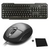 Kit Combo Teclado Multimidia E Mouse Usb C/ Fio Multilaser  Resistente a Agua para PC  Computador No - 1