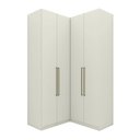 Ver imagem 2 de Guarda-Roupa Modulado de Canto 4 Portas Seletto Bege/Areia HP