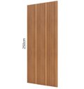 Ver imagem 2 de Painel Decorativo Ripado 134cm x 250cm / Freijó - 100% MDF