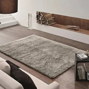 Tapete Sala/Quarto Peludo Apolo 200x250 - Prata