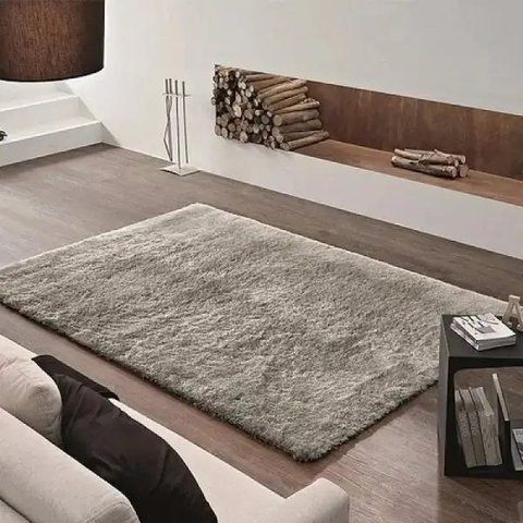 Tapete Sala/Quarto Peludo Apolo 200x250 - Prata