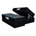 Ver imagem 1 de Cama Box Baú Solteiro: Colchão Ortopédico Paropas Ag65 Prime Gold Black + Base Crc Suede Black (