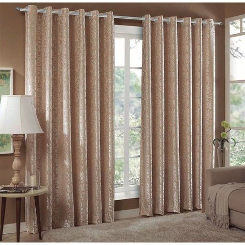 Cortina Jacquard Bari 3 X 2,5 M | Sultan - Caqui