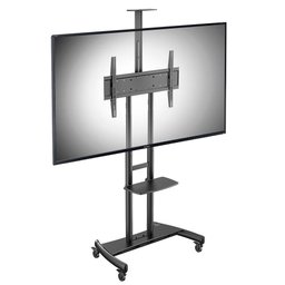 Pedestal para Tv de 55 a 85 Videoconferência com Rodízios Ava1800-70-1p - 2