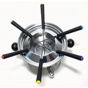 Ver imagem 2 de Conjunto Para Fondue Em Inox 10 Peças Para Queijos Chocolate Molho (CA12134)