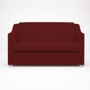 Ver imagem 4 de Kit Namoradeira + 4 Poltronas Decorativas para Sala Mila Suede Cores Pé de Plastico Cromado