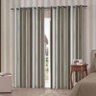 Cortina Blackout PVC Estampada Nova Coleção 4 x 2,8 M | Admirare - Listras Avelã - 1