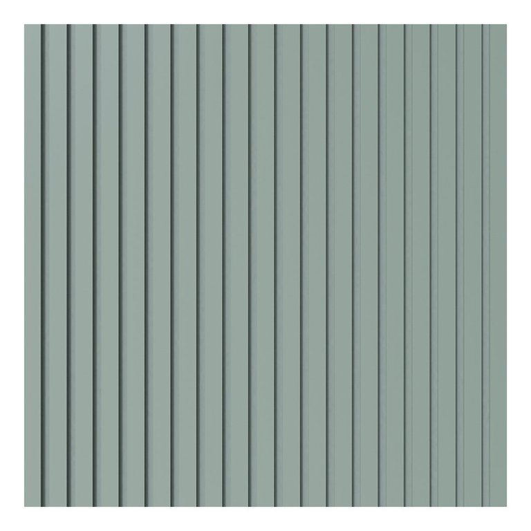 Painel Ripado Laminado 10cm Eva Autocolante Play Verde 10 MT