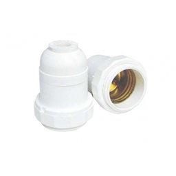 Soquete Abajur Termoplast Branco 43.03Tb c/20pcs - 1