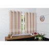 Cortina de Cozinha 260x140 Allegra | Bella Janela - Rendado Areia - 1