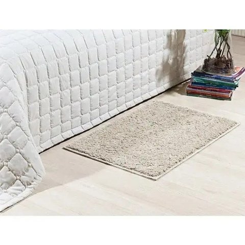 Tapete para Sala/Quarto 50x100 Classic | Oasis Tapetes - Mescla Bege