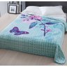 Cobertor Casal Raschel Home Design | Corttex - Wendy - Azul - 1