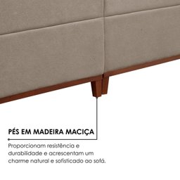Sofá 4 Lugares com Chaise Linho 290cm Grécia - 10
